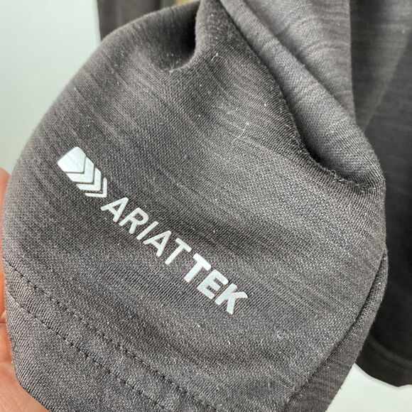 Ariat Tek Sweater Womens M Brown Long Sleeve 1/4 Zip Cold Series - Picture 7 of 11